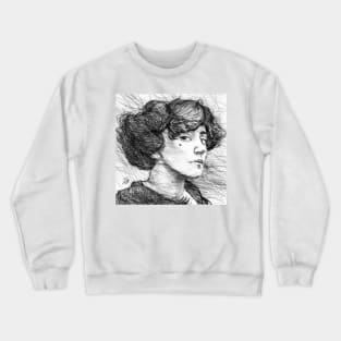 COLETTE pencil portrait Crewneck Sweatshirt